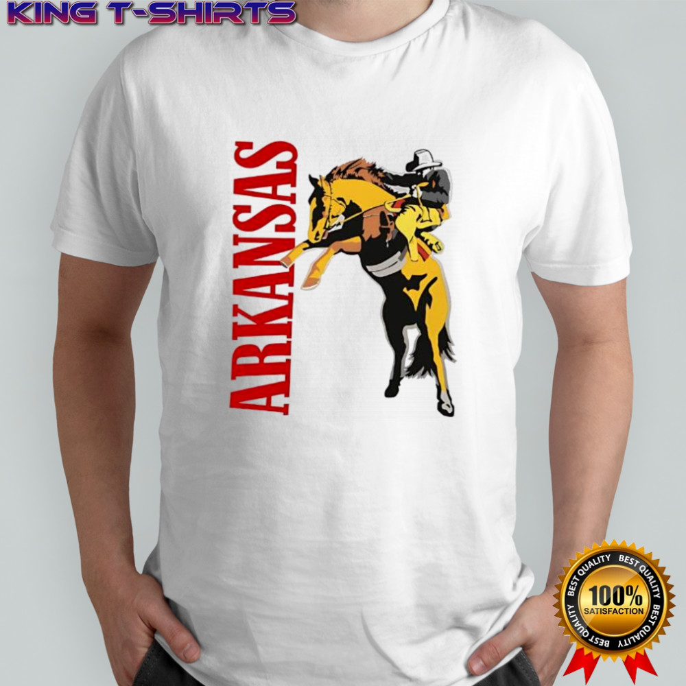 Arkansas cowboy horse shirt