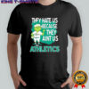 Athletics Grinch Christmas They Hate Us Ain’t Us shirt