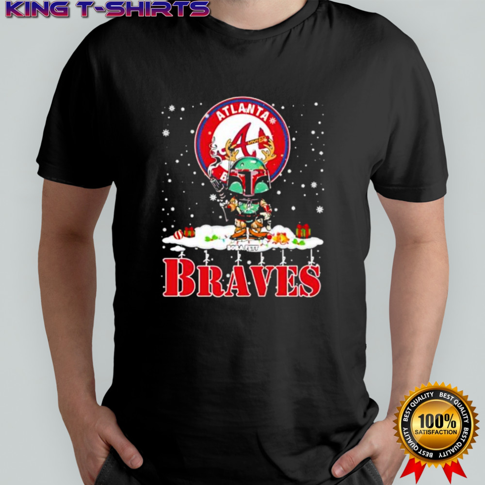 Atlanta Braves Boba Fett Star Wars Christmas shirt
