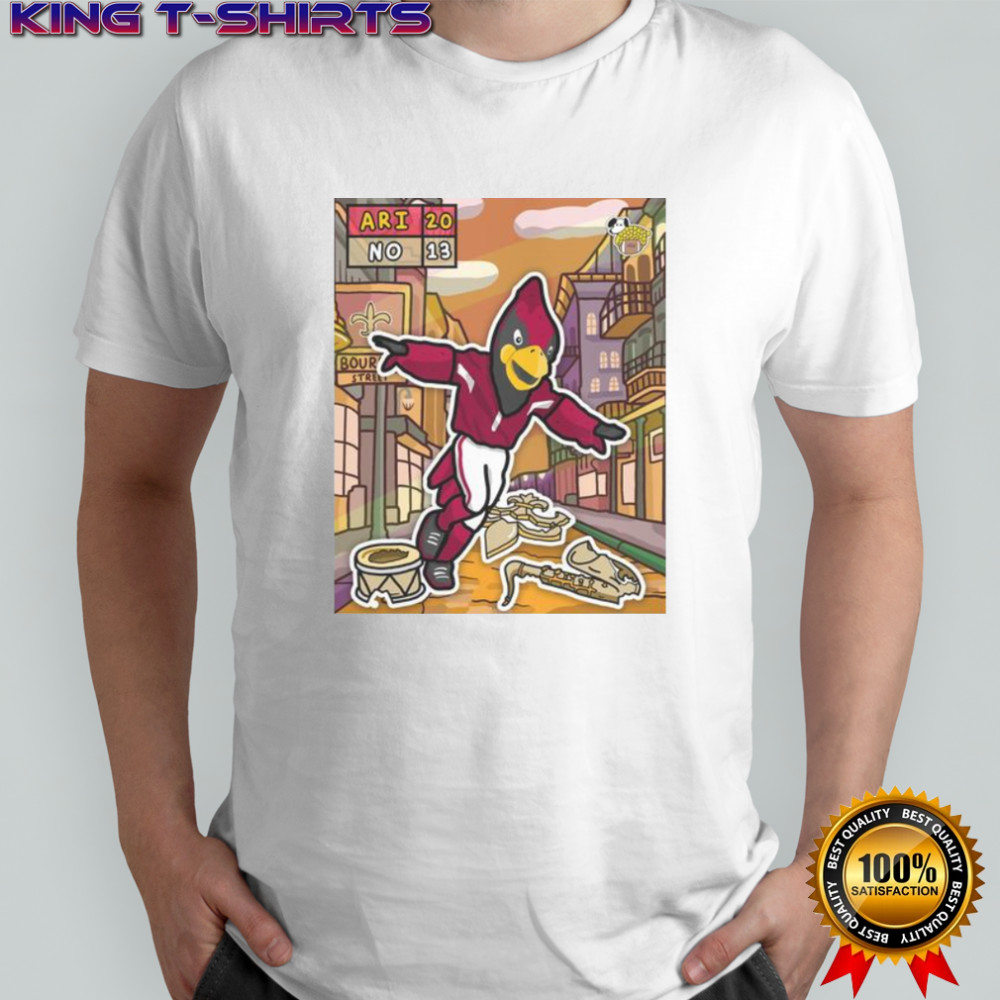 Awesome The Arizona Cardinals Go Marching In For The W Defeat New Orleans Saints T-Shirt