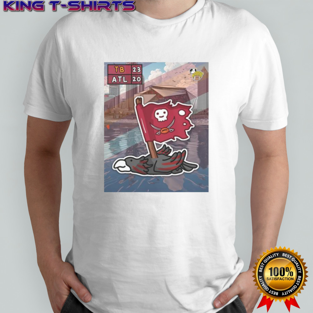 Awesome The Kick Is Up No Koooood Tampa Bay Buccaneers Defeat Atlanta Falcons T-Shirt