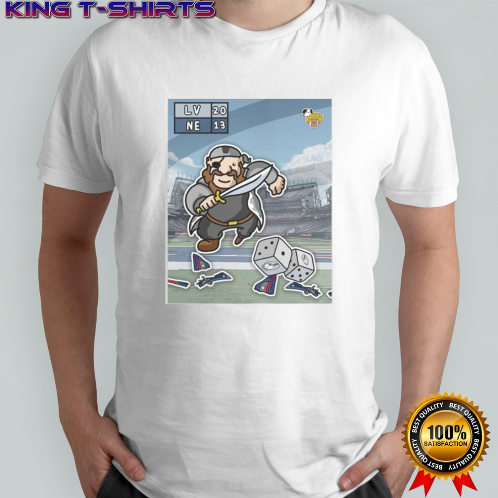Awesome The Las Vegas Raiders Dealt New England A Losing Hand T-Shirt
