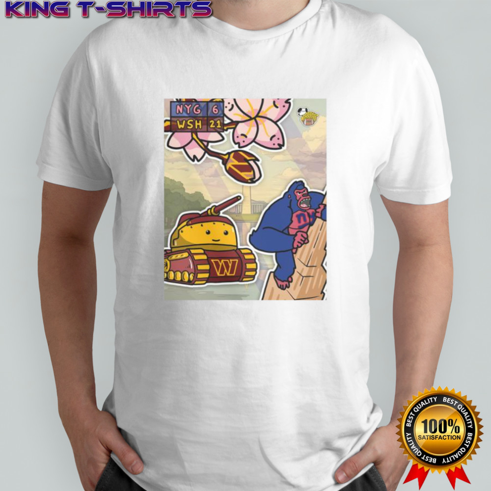 Awesome The Washing Commanders Take Control Of The New York Giants T-Shirt