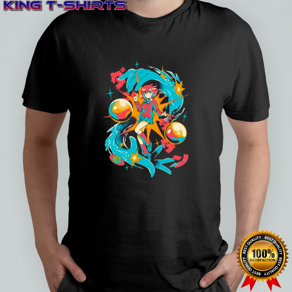 Ayase Momo DanDaDan Invisible power gold ball anime character shirt