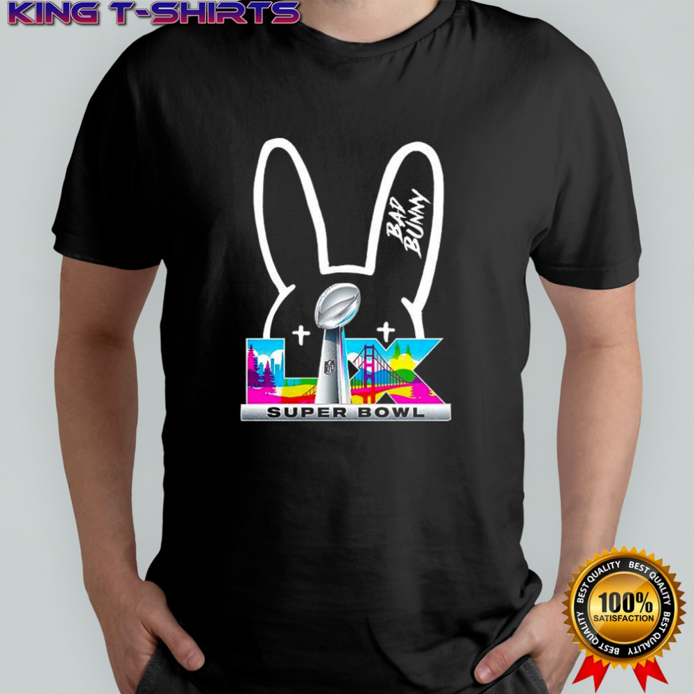 Bad Bunny X NFL Super Bowl LIX Logo shirt