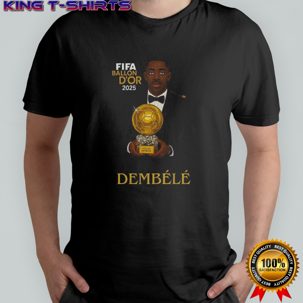 Ballon d’Or 2025 Winner Ousmane Dembélé shirt