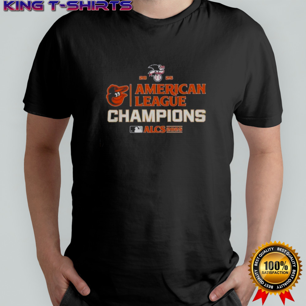 Baltimore Orioles MLB 2025 ALCS American League Champions T-Shirt Baltimore Orioles MLB 2025 ALCS American League Champions T-Shirt
