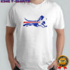 Bassett Hound Buffalo Bills Football Parody Logo T-Shirt