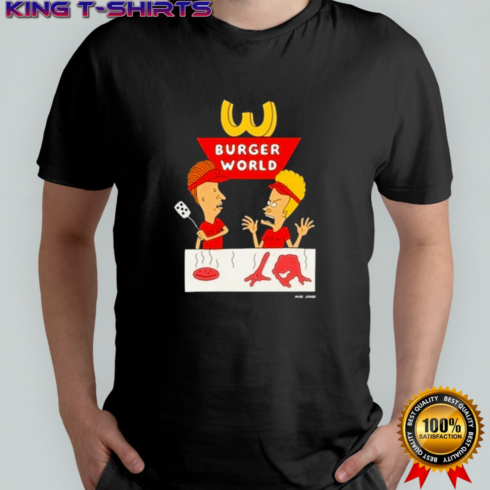 Beavis And Butt Head Burger World Cartoon T-shirt