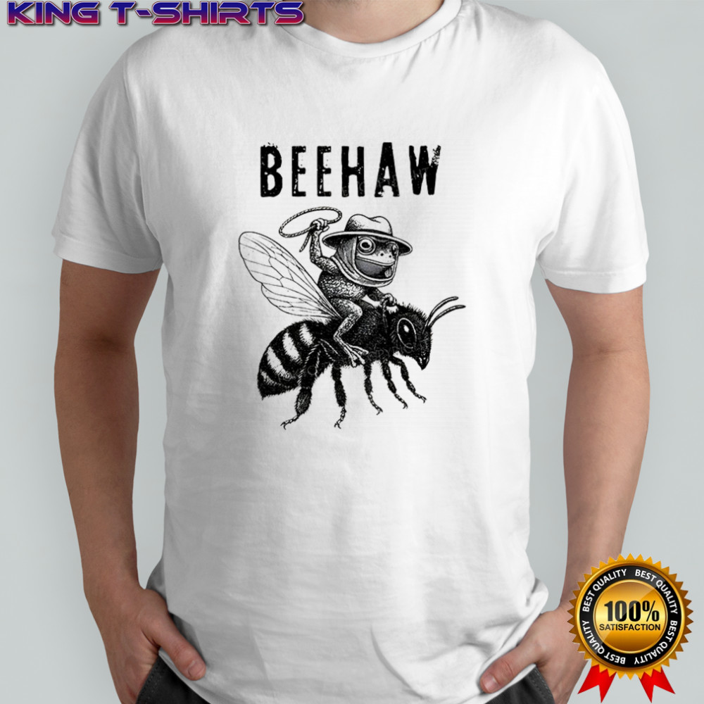 Bee driving bee beehaw funny shirt
