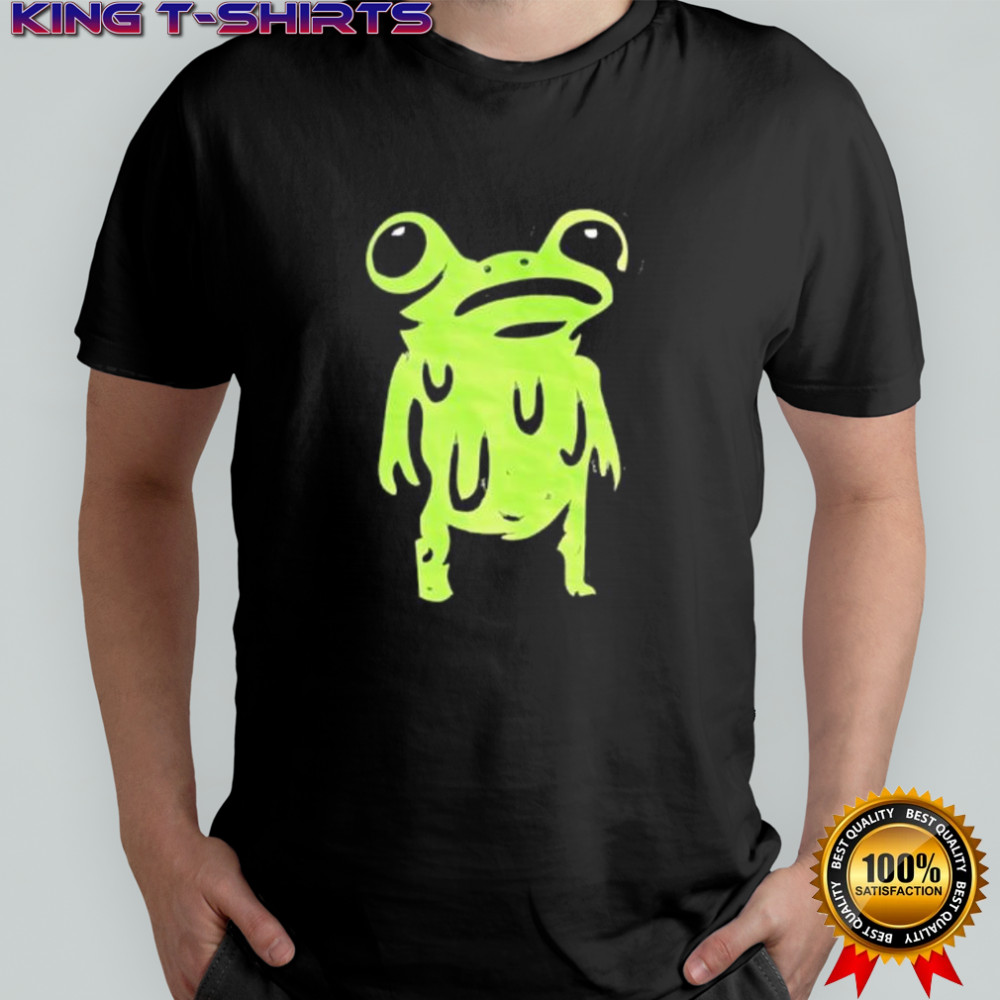 Big Eye Frog Green Slime Happy Face shirt