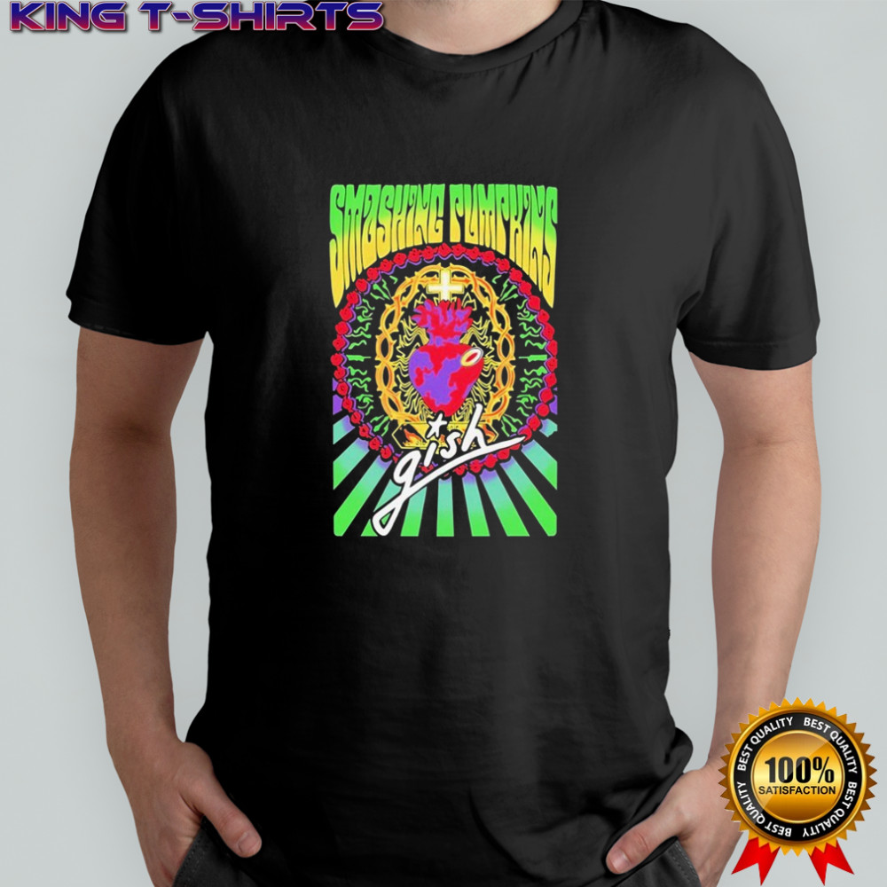 Billy Corgan Smashing Pumpkins Gish Sacred Heart T-shirt