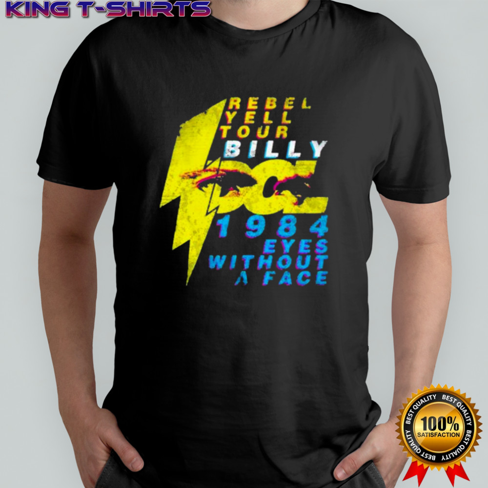 Billy Idol Rebel Yell Tour retro shirt