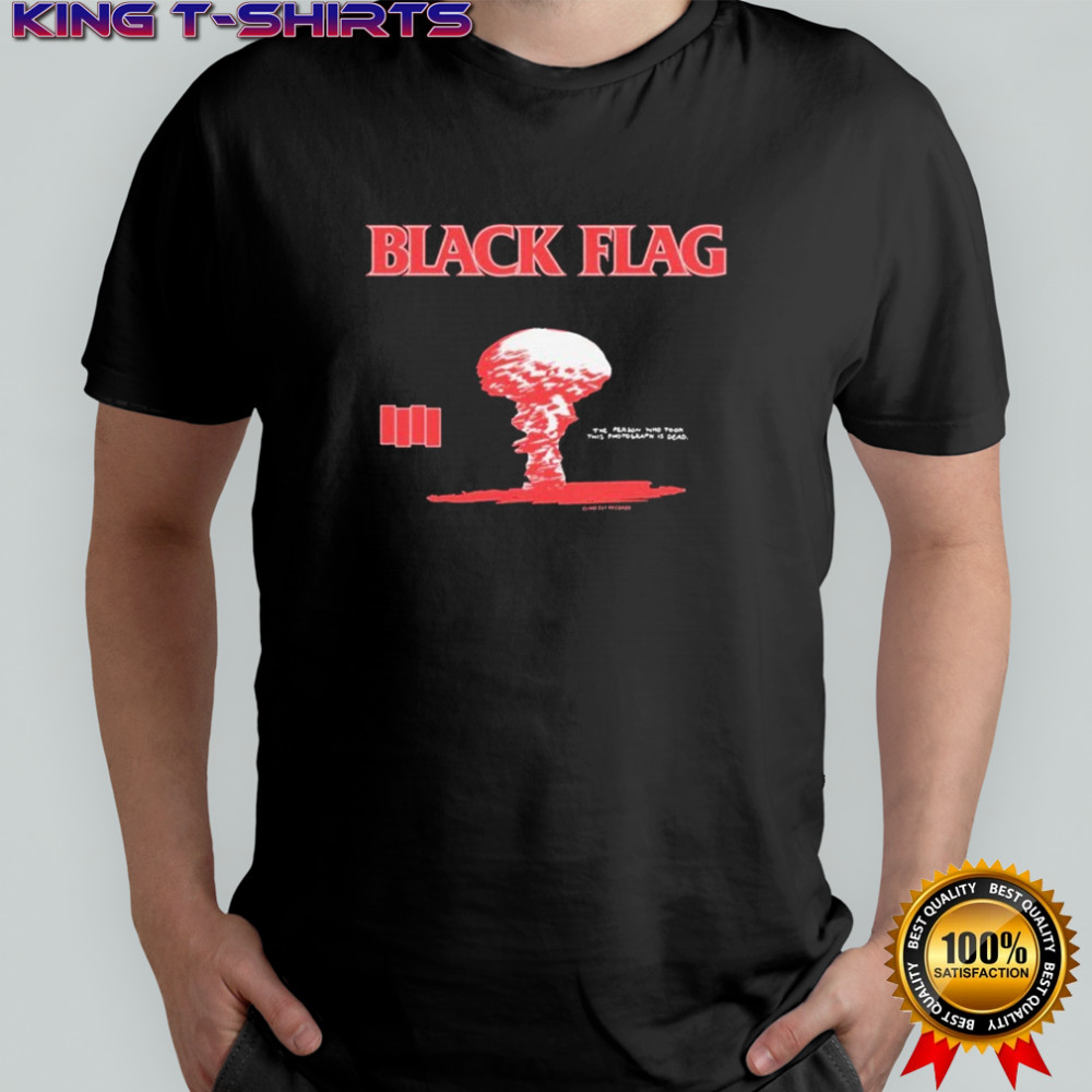 Black Flag The Person Who Took This Photograph Is Dead ’86 Tour T-shirt