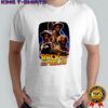 Black to the fields lighting retro graphic shirt