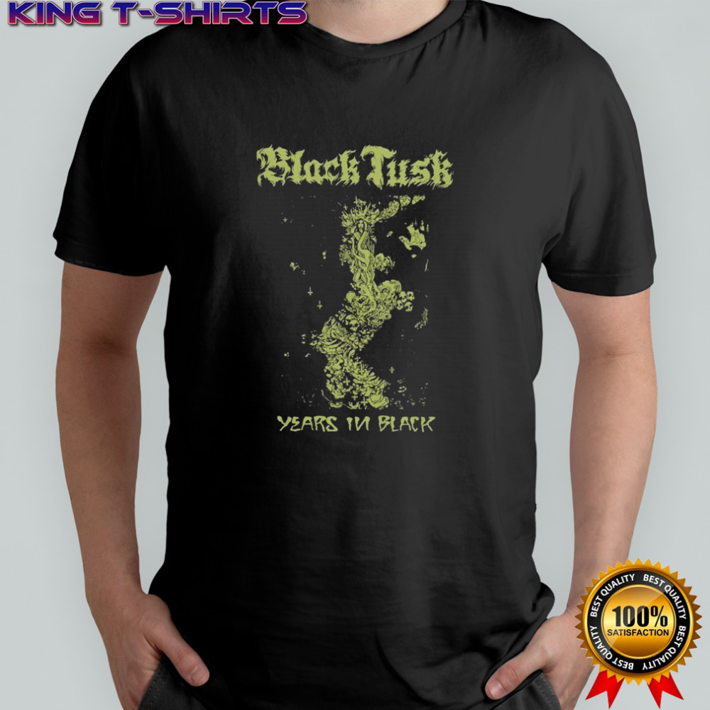 Black Tusk Years In Black T-shirt
