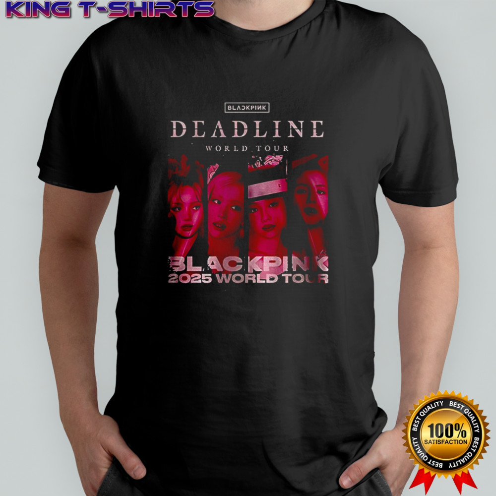 Blackpink DeadLine World Tour 2025 shirt