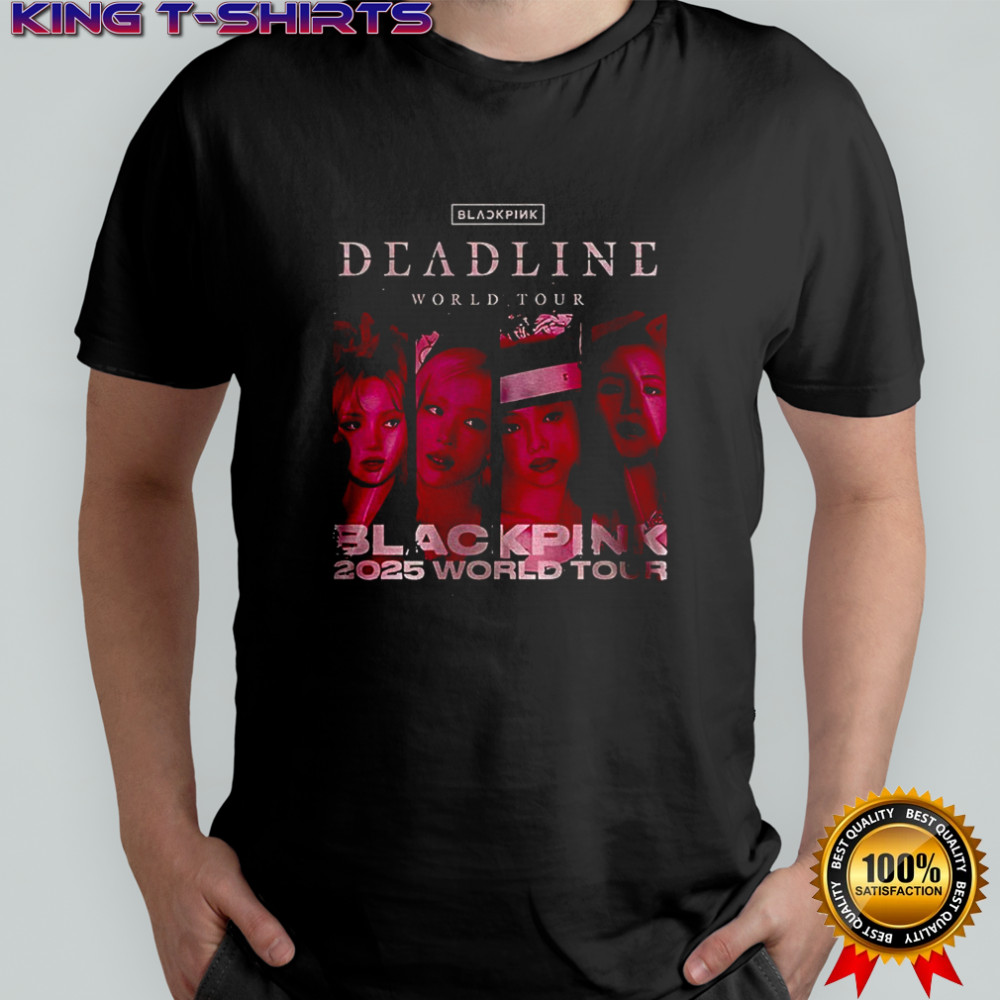 Blackpink DeadLine World Tour 2025 shirt