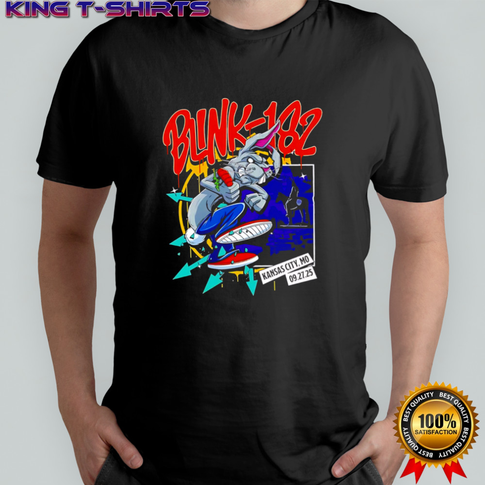 Blink 182 Kansas City Missouri 2025 Venue shirt
