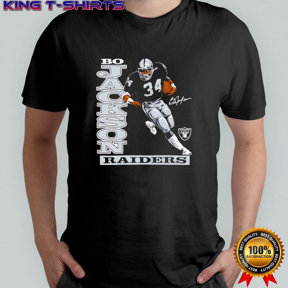 Bo Jackson Raiders 34 American Football Player shirt