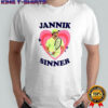 Bold Heart Jannik Sinner Tennis graphic shirt