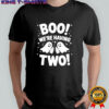 Boo we’re Having Two Ghost Twins Halloween Reveal shirt