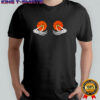Boobs Pumpkin Skeleton hand Halloween shirt