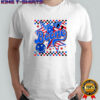 Boone checkered stars USA flag shirt