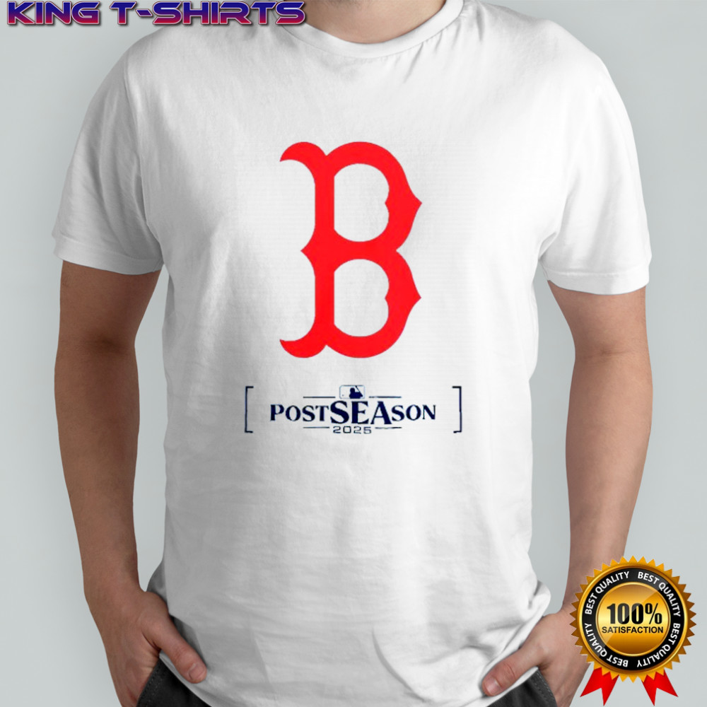 Boston Red Sox 2025 MLB Postseason logo shirt