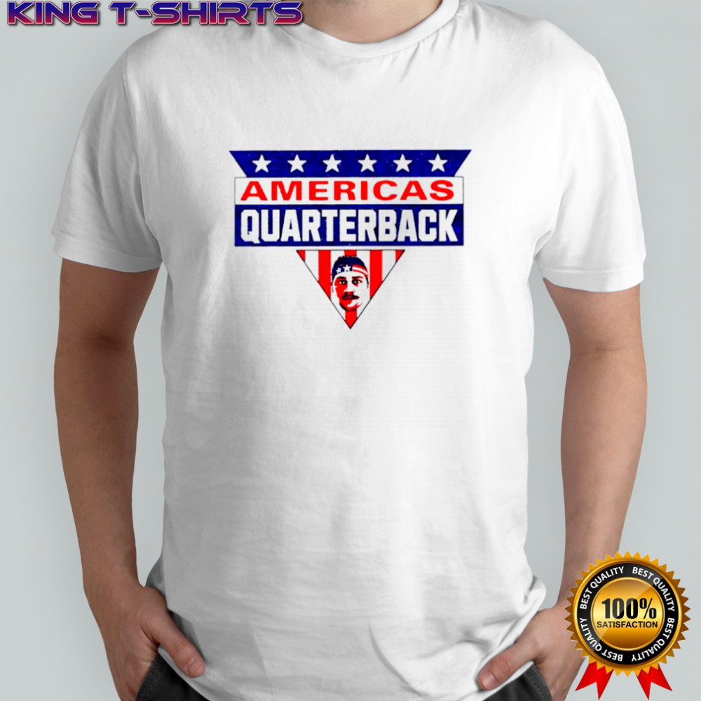 Buffalo Bills football Americas Quarterback flag shirt