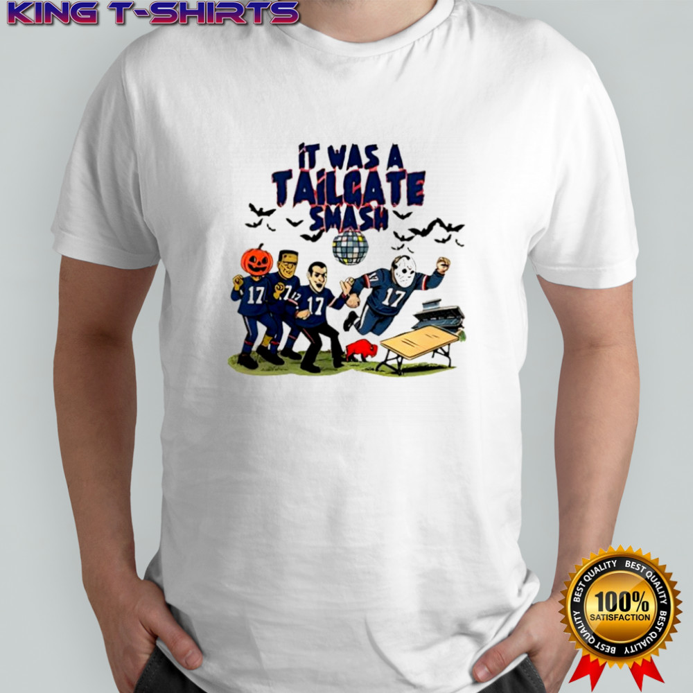 Buffalo Bills football it was a tailgate smash Halloweens characters shirt