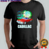 Cadillac Retro Car Full Moon and Bonsai Tree shirt
