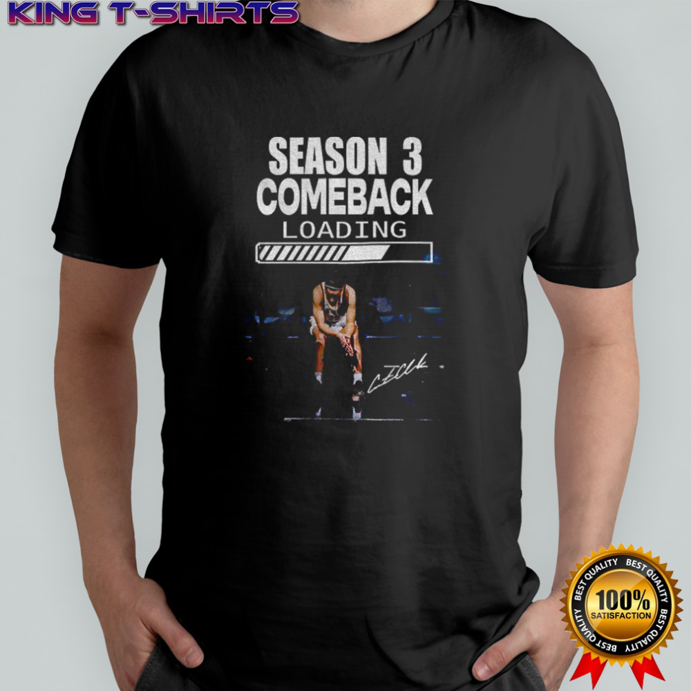 Caitlin Clark Indiana Fever Season 3 Comeback Loading WNBA signature shirt