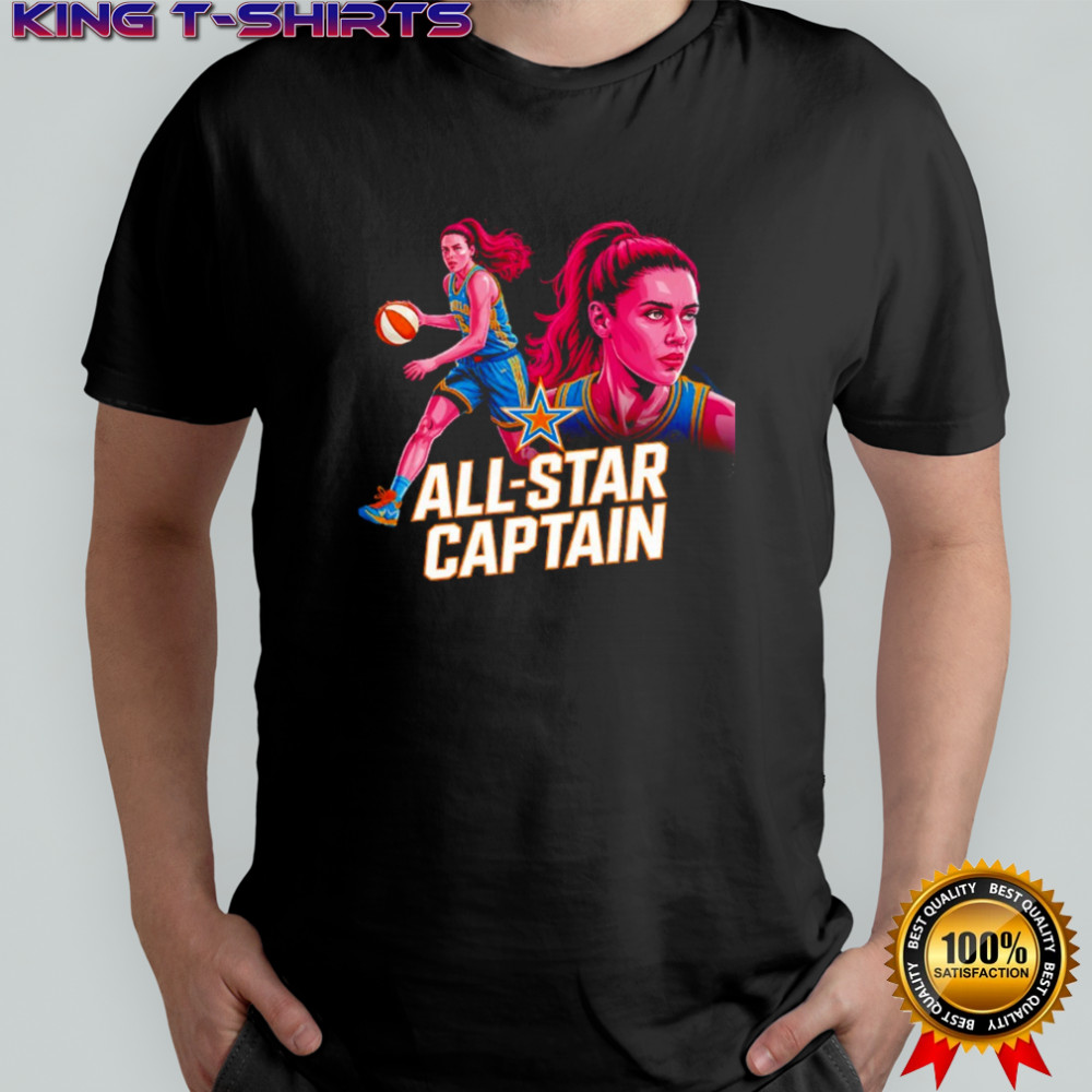 Caitlin Clark WNBA All Star 2025 Captain shirt