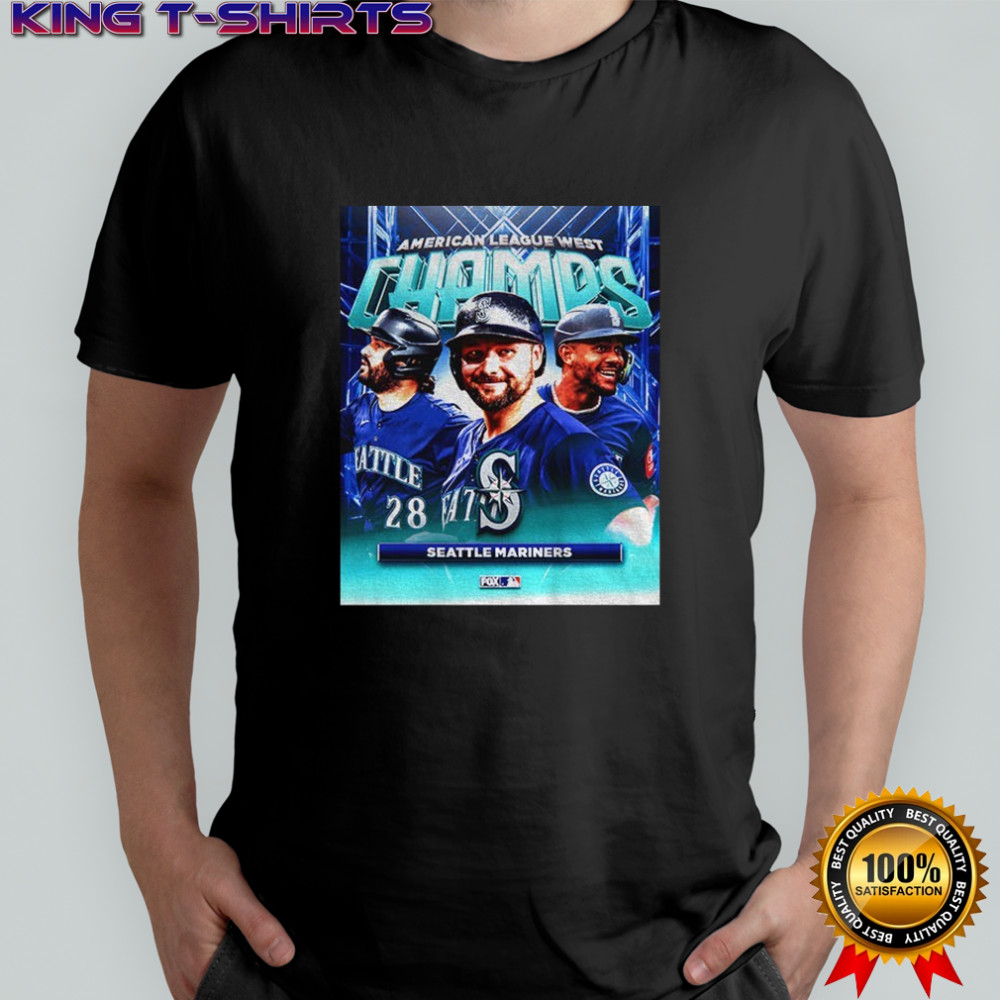 Cal Raleigh Eugenio Suárez Seattle Mariners MLB Baseball American League West 2025 poster shirt