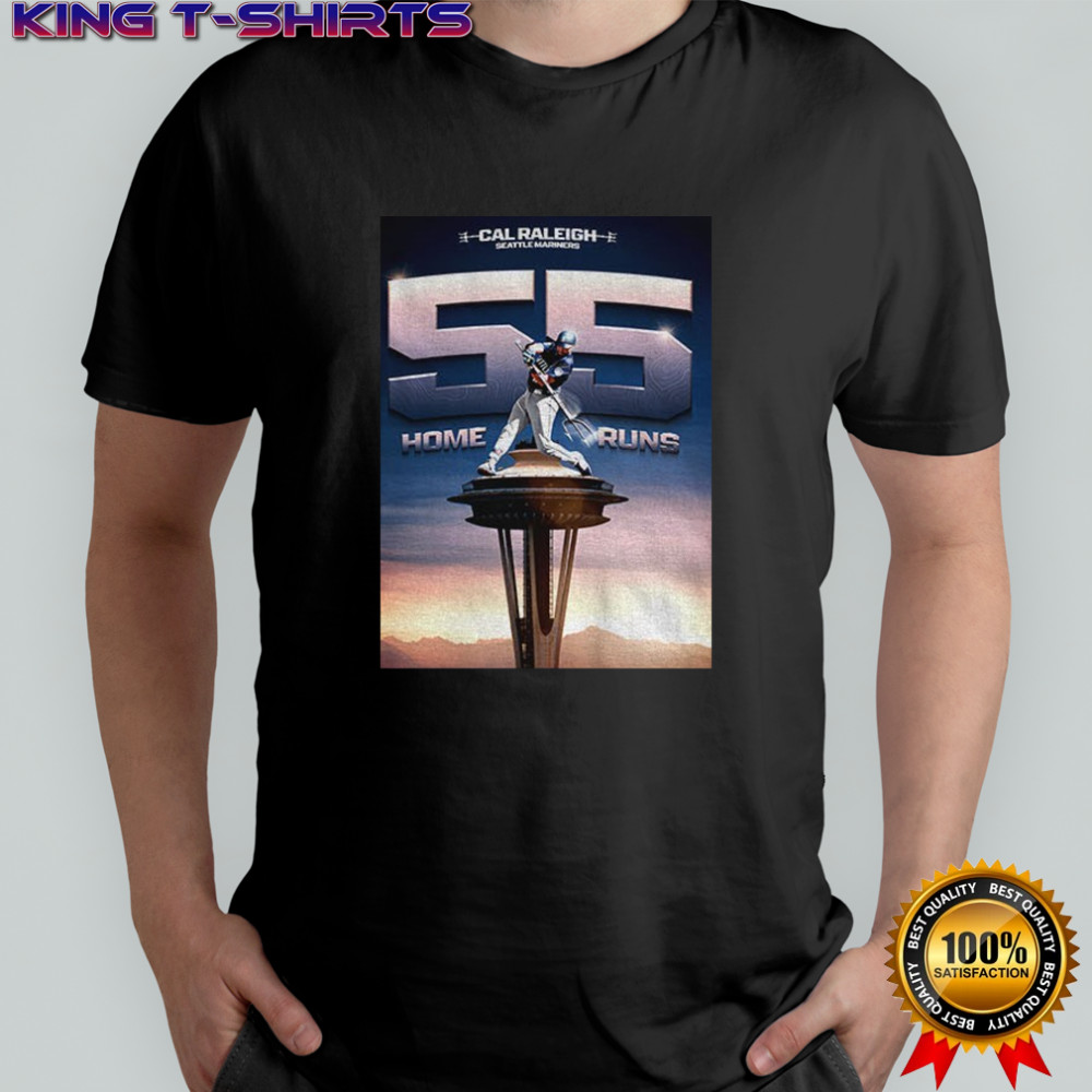 Cal Raleigh Seattle Mariners Baseball MLB 55 Home Runs shirt