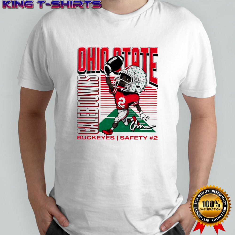 Caleb Downs Ohio State Caricature cartoon shirt
