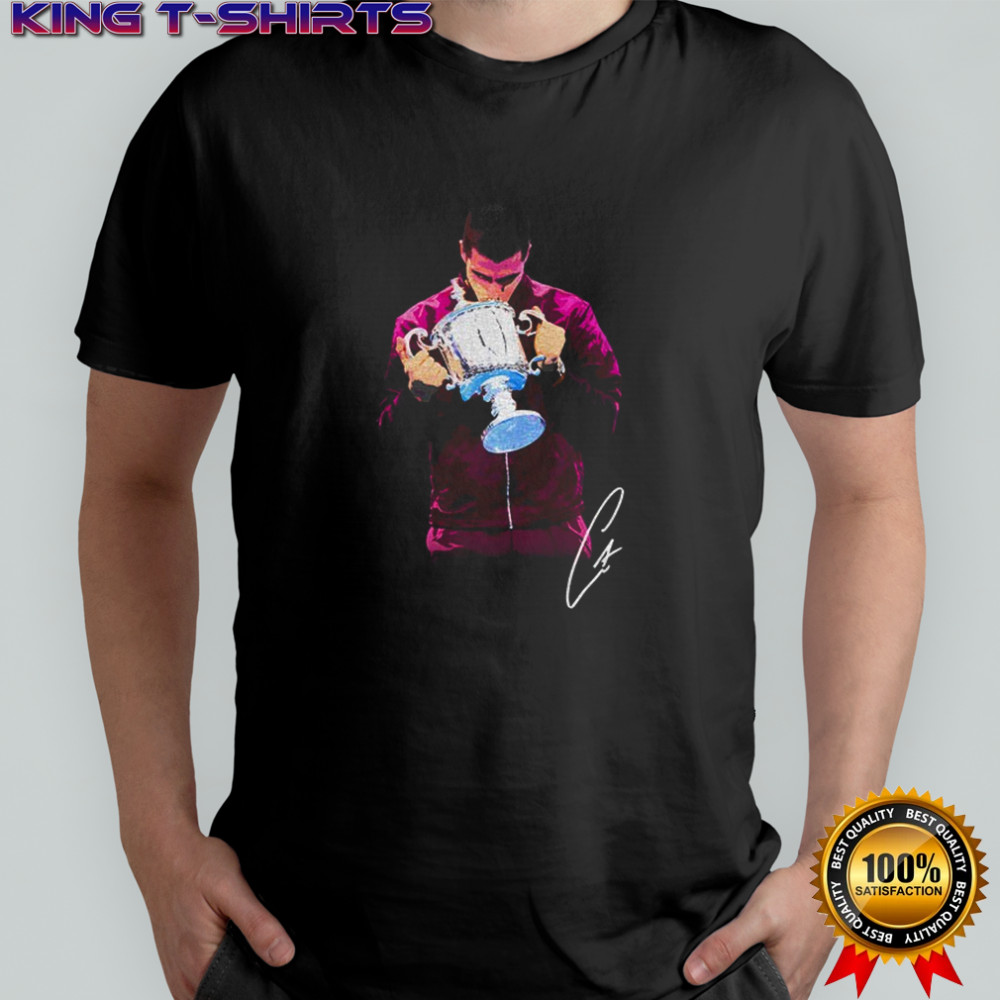 Carlos Alcaraz Open Cup Signature signature shirt