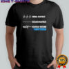 Carolina Panthers Football NFL normal heartbeat deceased heartbeat heartbeat watching shirt