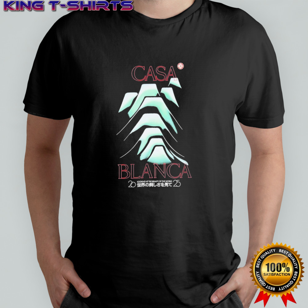 Casablanca Looking At The Beauty Of The World Frosty Mountain Screen 2025 T-shirt