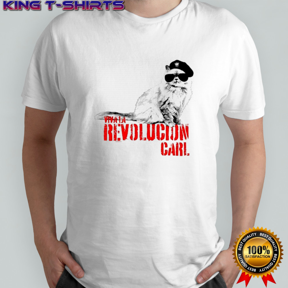 Cat viva la Revolucion Carl shirt