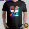 Charlie Brown and Snoopy x Miami Dolphins Florida Gators logo shirt