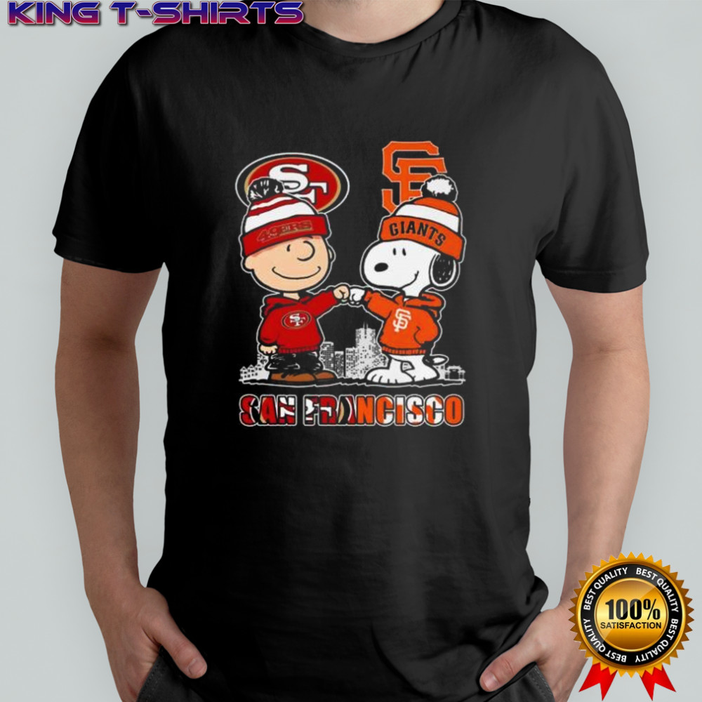 Charlie Brown San Francisco 49ers X Snoopy San Francisco Giants 2025 Shirt