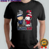 Charlie Brown Tampa Bay Rays X Snoopy Tampa Bay Buccaneers 2025 Shirt