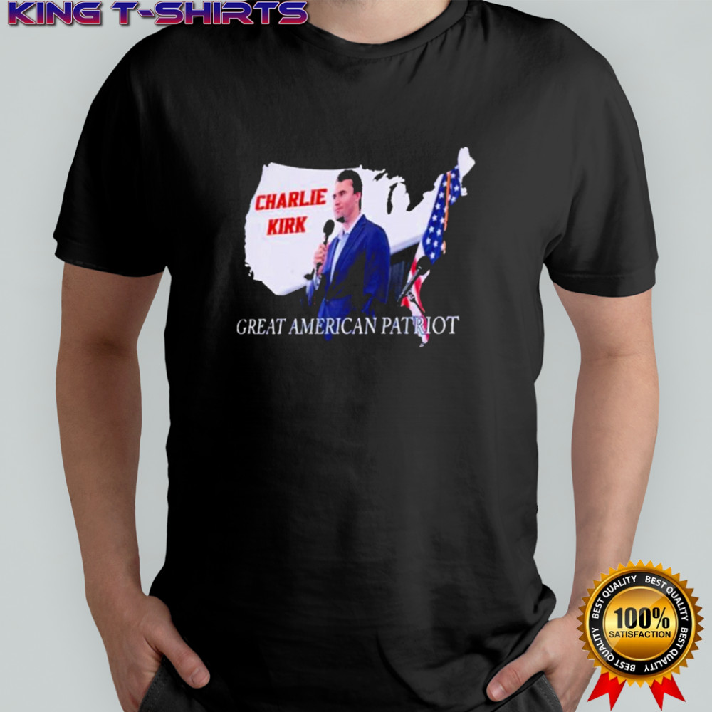 Charlie Kirk Great American Patriot T-Shirt