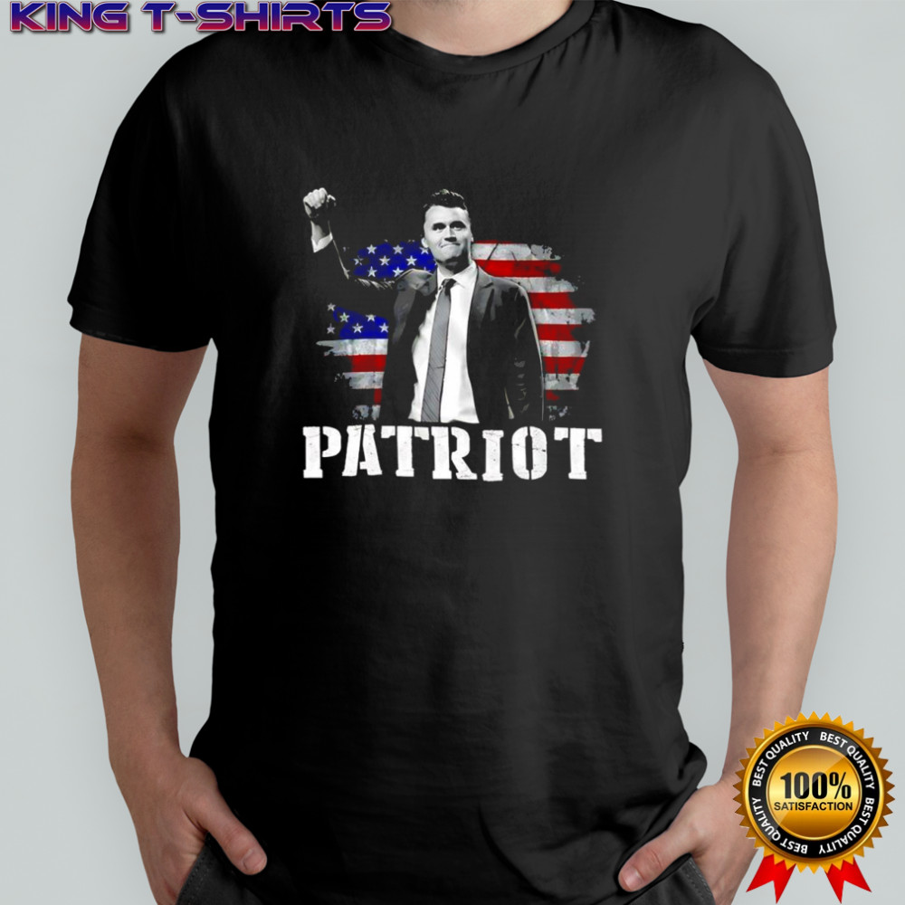 Charlie Kirk Patriot America flag shirt