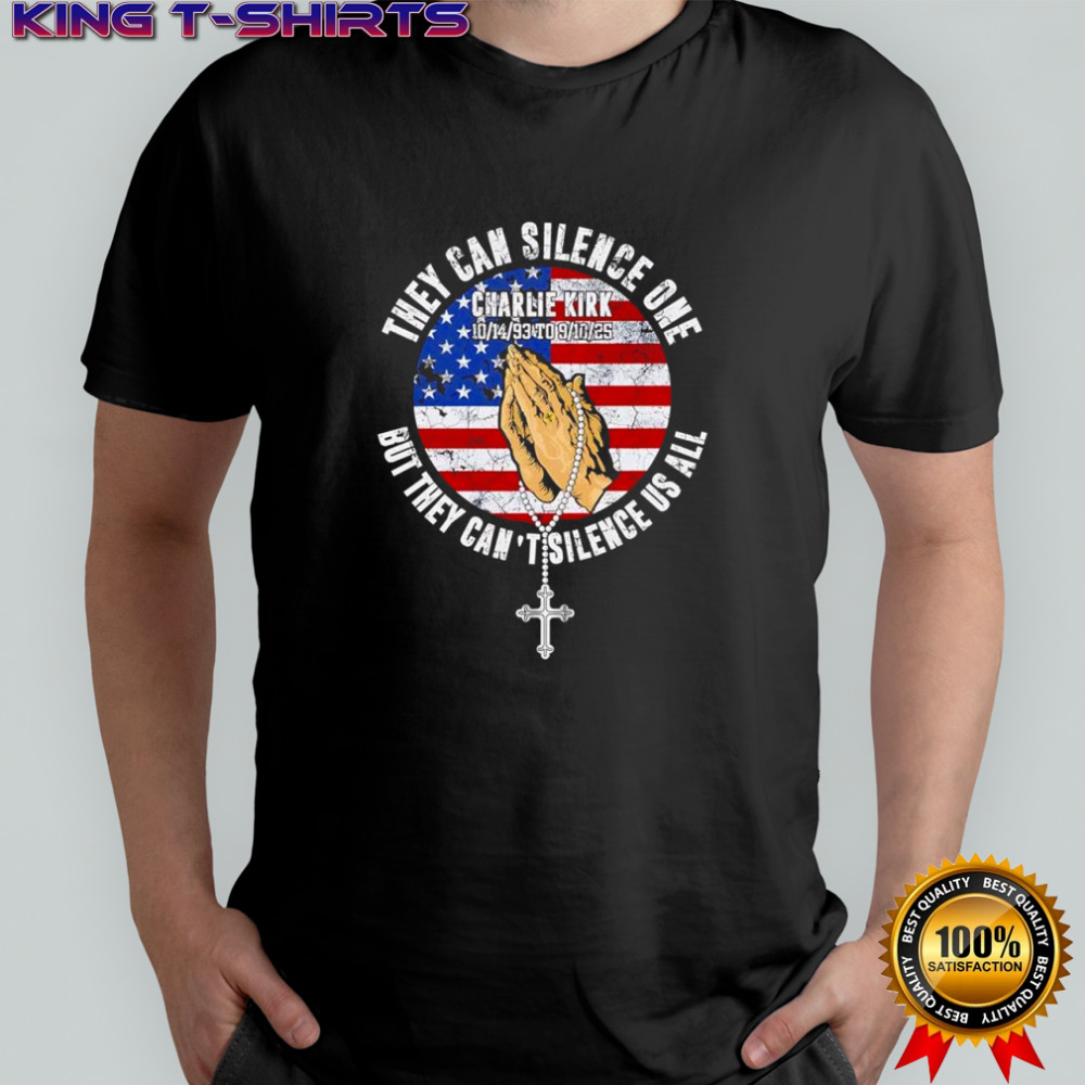 Charlie Memorial they can silence one but they can’t silence US all shirt