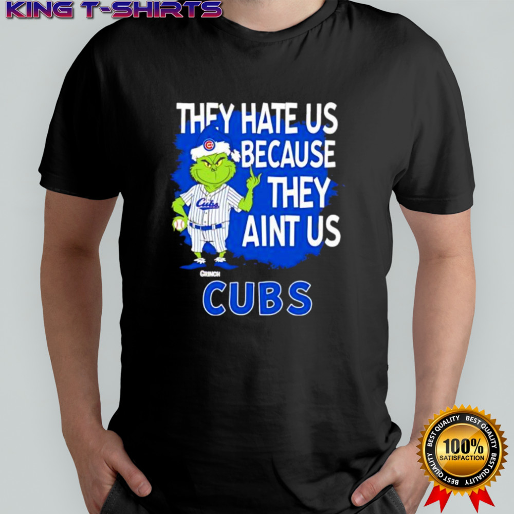 Chicago Cubs Grinch Christmas They Hate Us Ain’t Us shirt