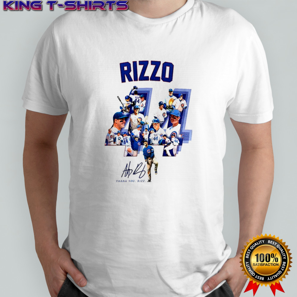 Chicago Cubs Thank You Legend Anthony Rizzo signature shirt