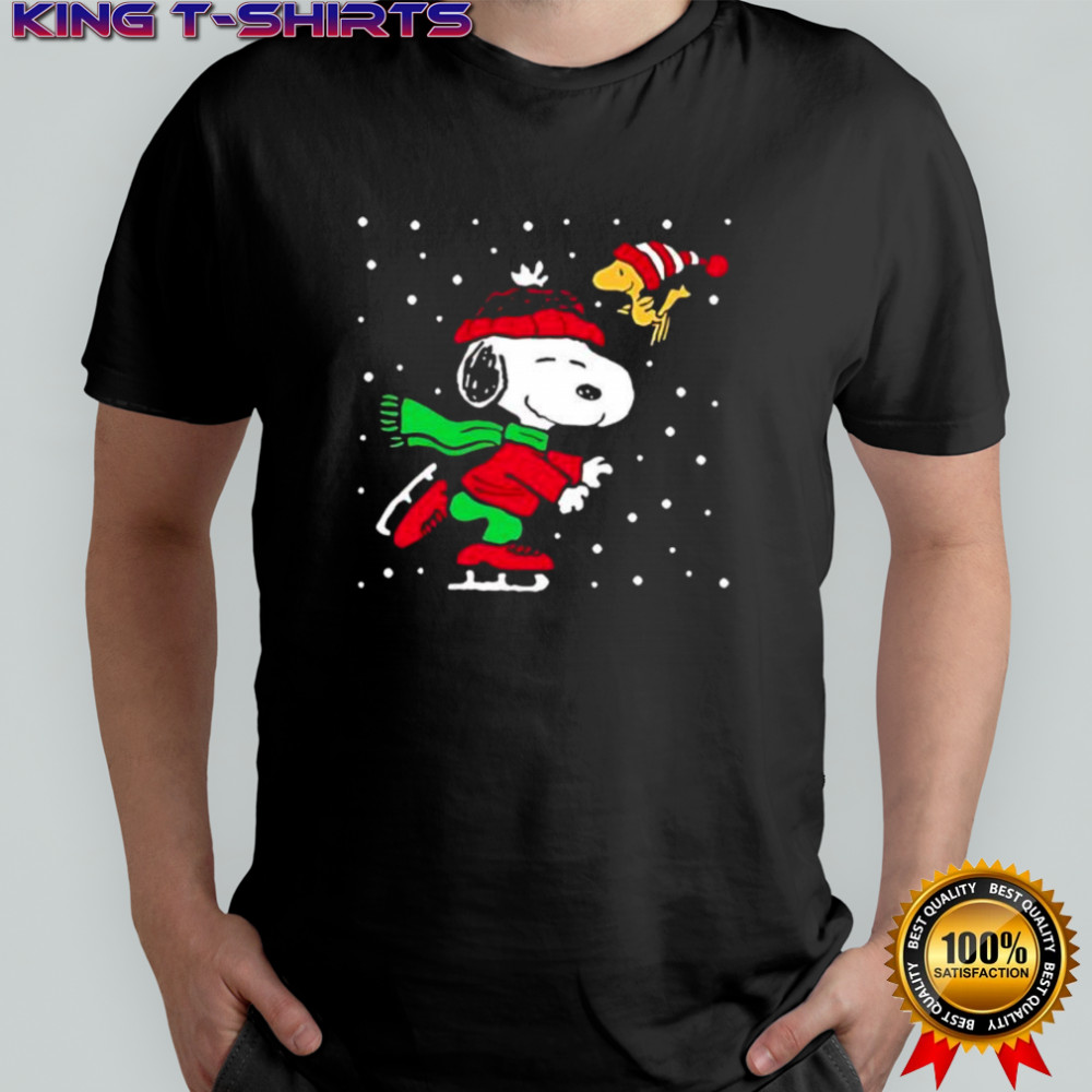 Christmas Snoopy Ice Skating shirt